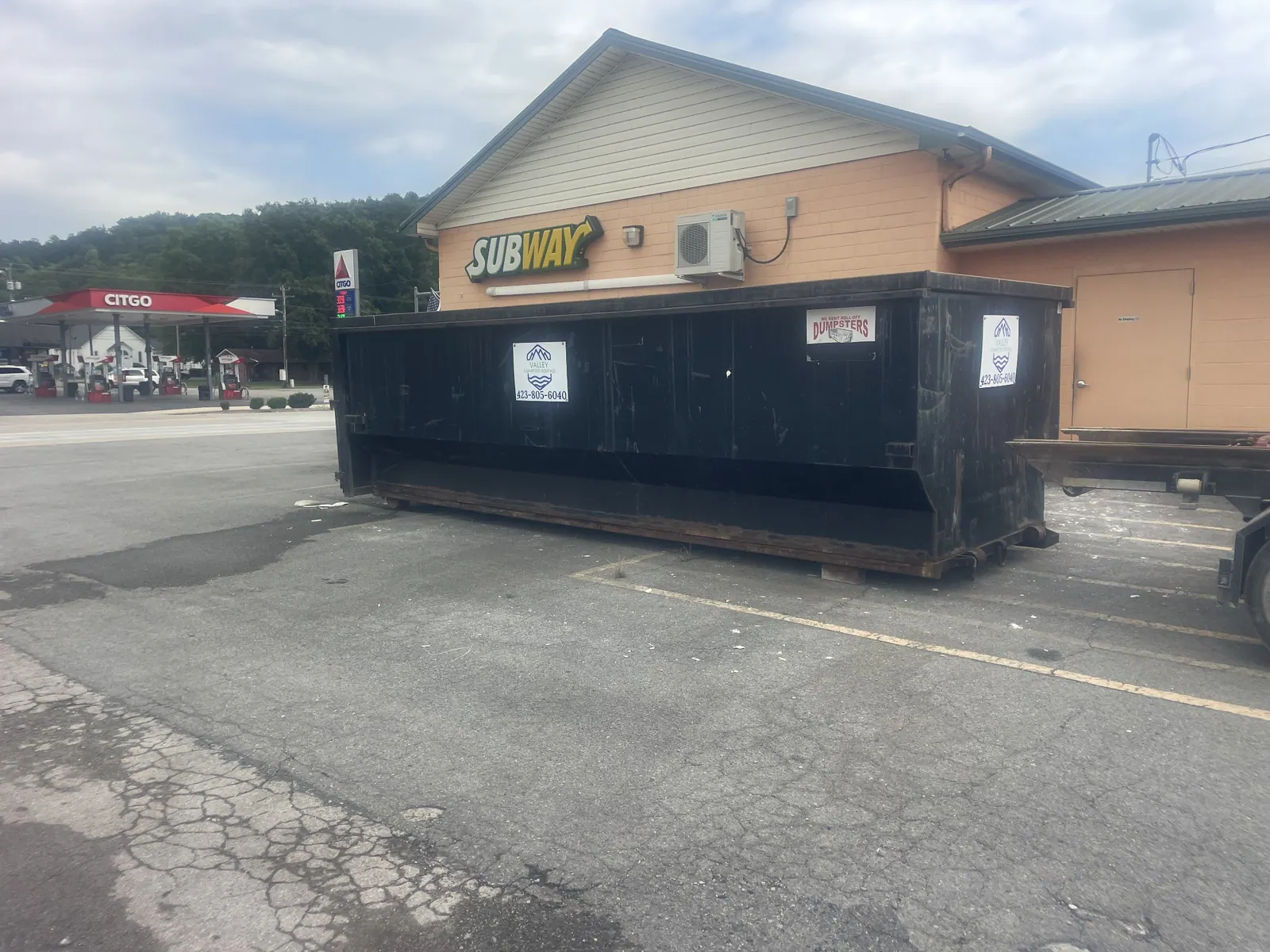Valley Dumpster Rentals actual job-site photo 10