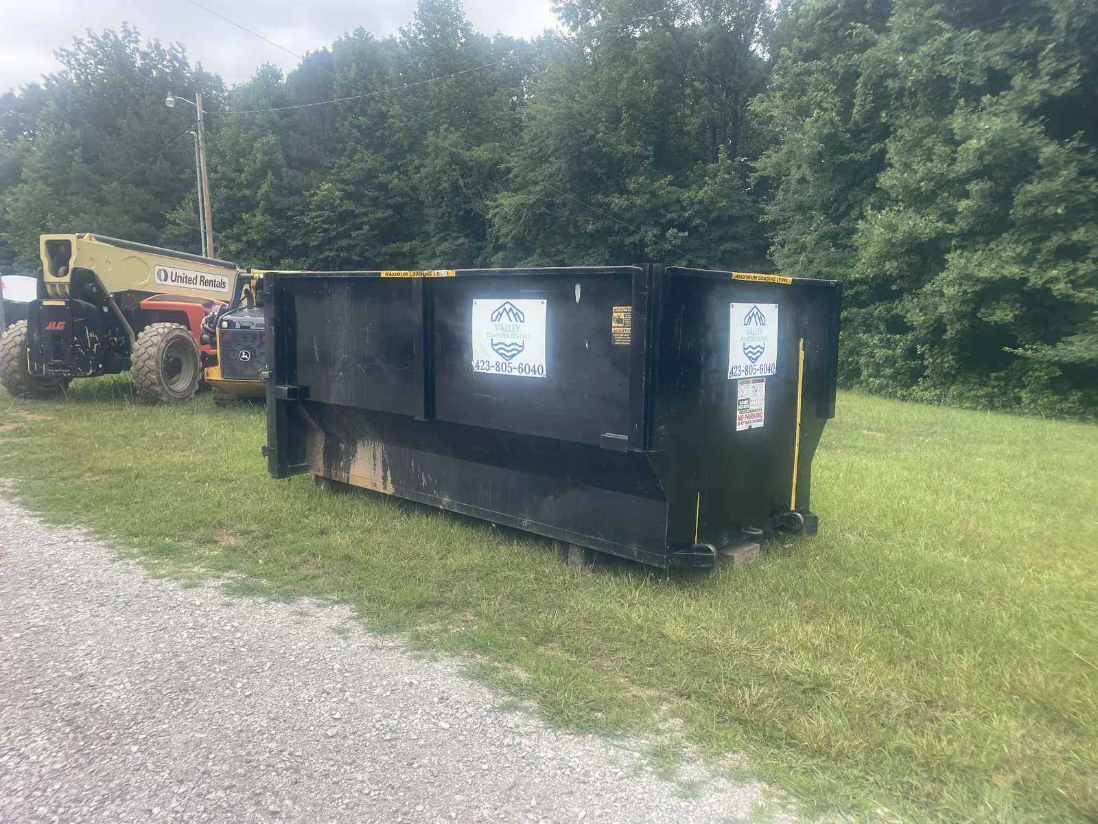 Valley Dumpster Rentals actual job-site photo 11